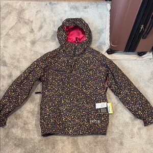 Women's Multicolor Hooded Jacket